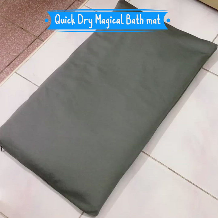 Comparison between Japan Premium Diatomite Bath Mat and Normal Bath Mat