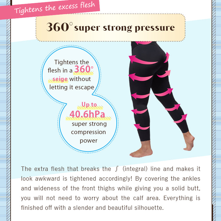 Belmise Slim Leggings Strong Compression Power-  FNT