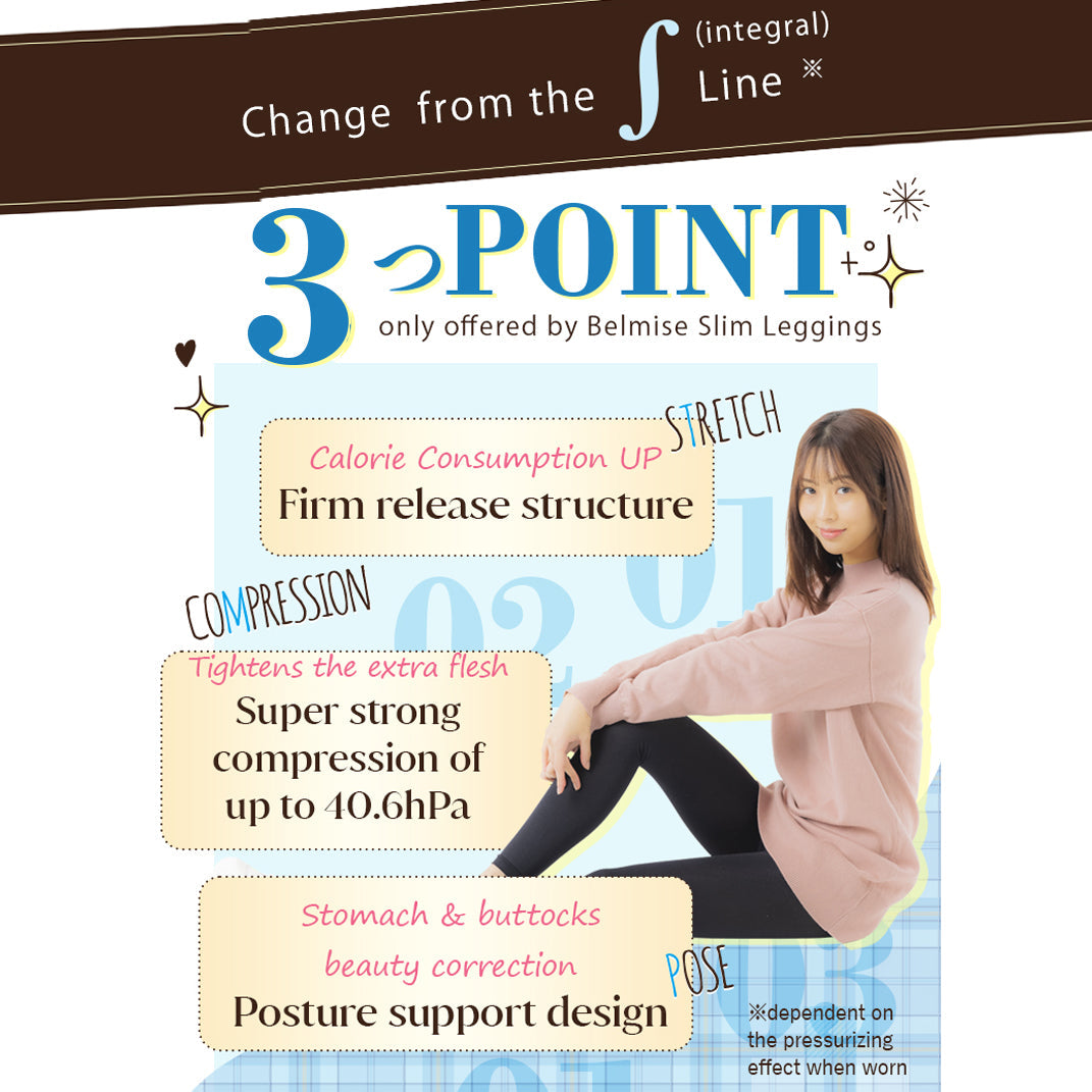 Belmise Slim Leggings Strong Compression Power-  FNT