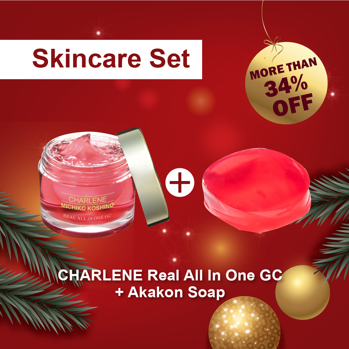 CHARLENE Real All In One GC Anti-Aging Moisturizer (95g) - CRE