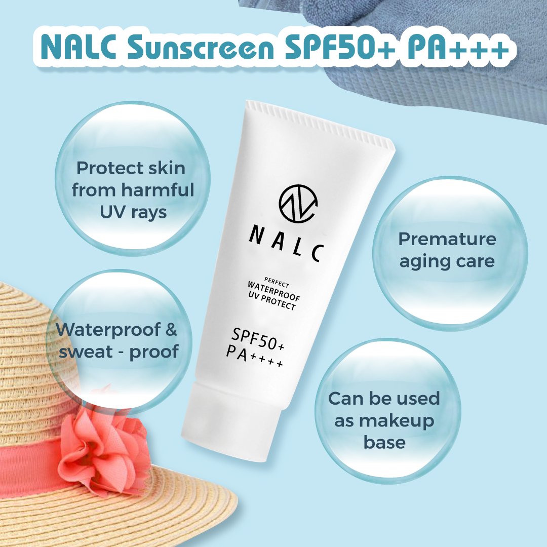 NALC Sunscreen Perfect Waterproof SPF 50+/ PA++++  (60g) - GHD