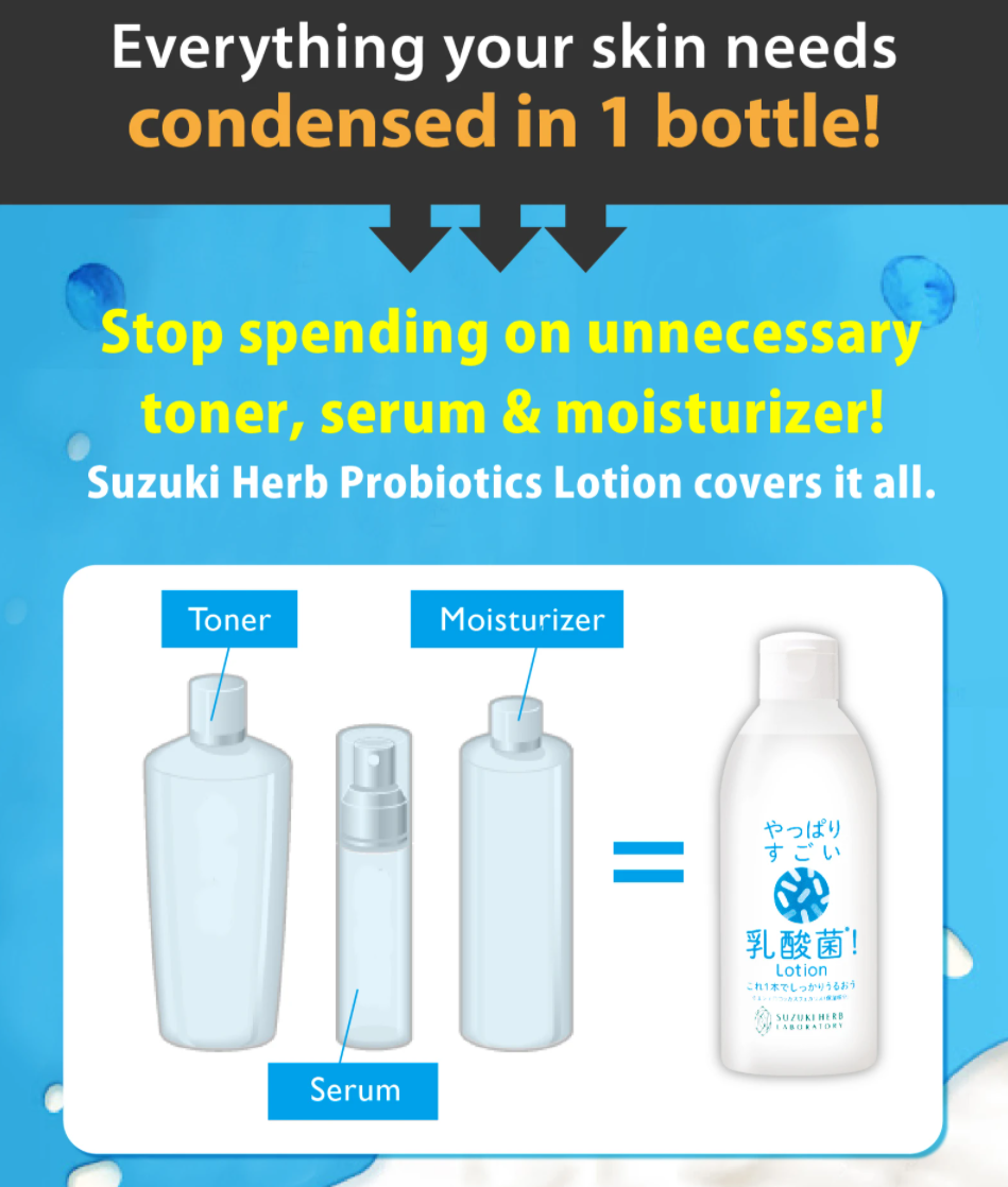 all-in-one probiotics moisturizer in a bottle